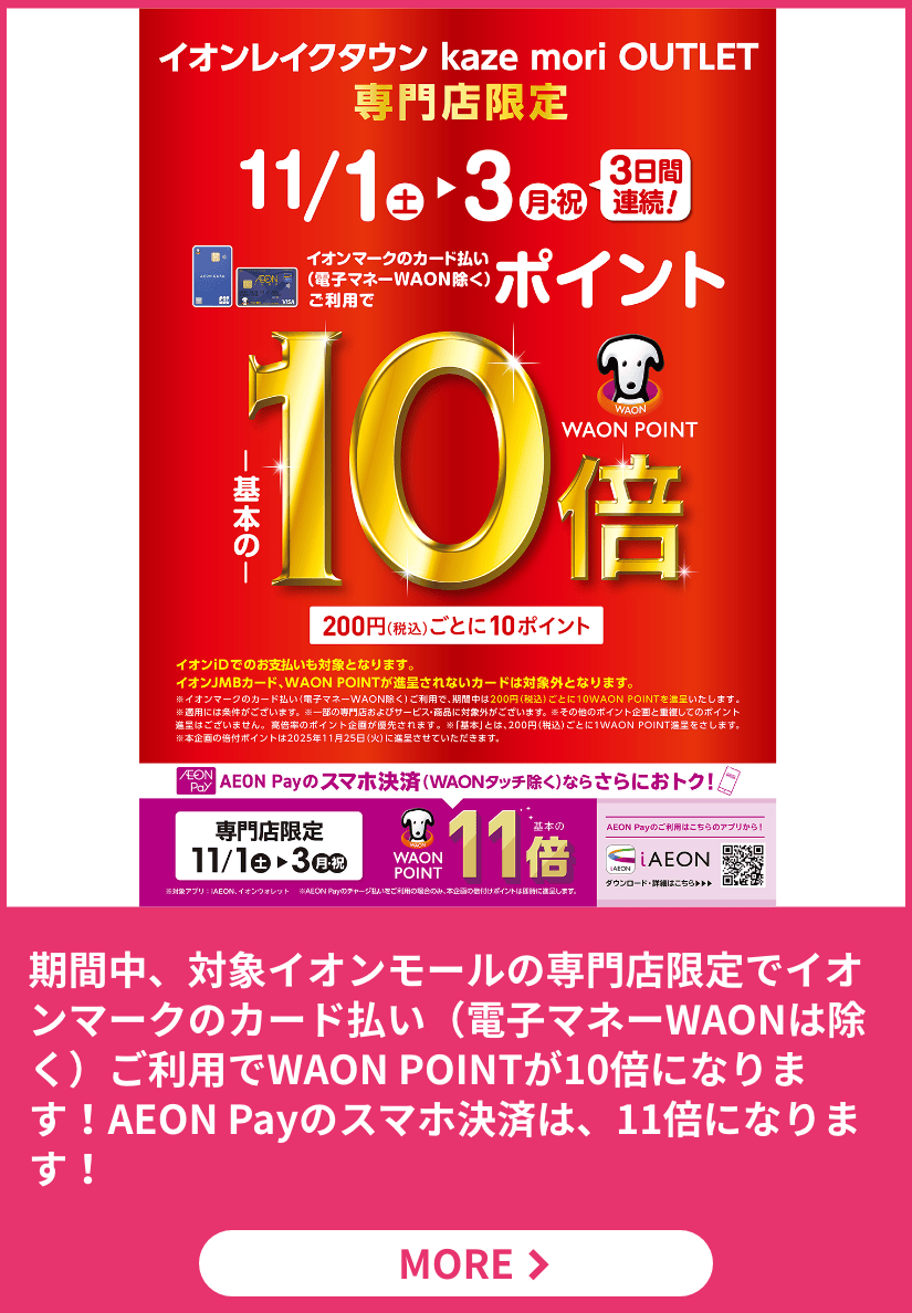 WAON POINT 10倍キャンペーン