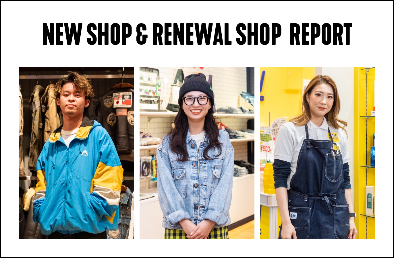 NEW SHOP & RENEWAL SHOP REPORT